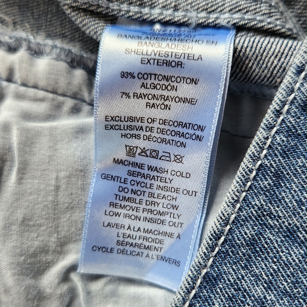 NWT True Religion "Jesse SN Trucker Jacket" Storm Wash Blue Denim | Men's Size M - Picture 10 of 12